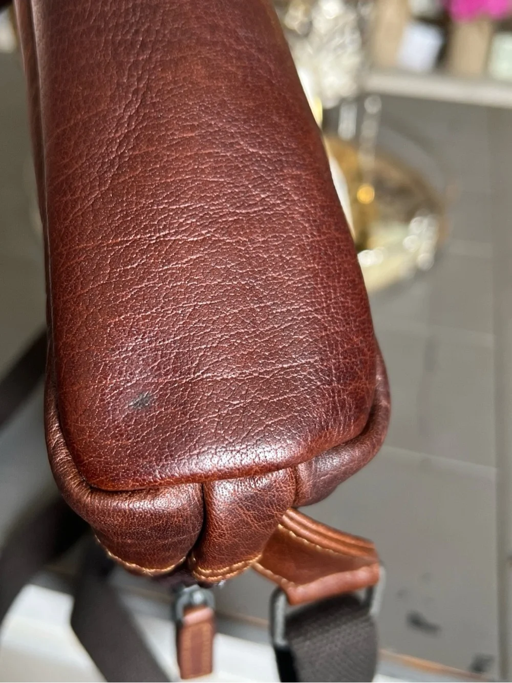 Jack Georges Small Convertible Backpack /Crossbody Leather